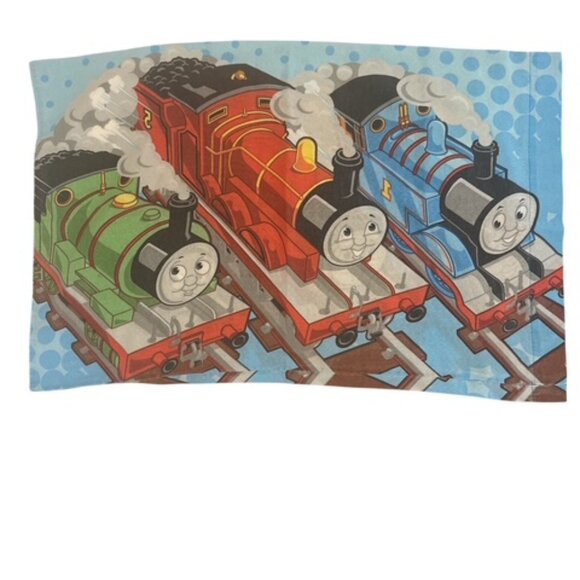 Thomas and Friends 2011 Flat Sheet Twin Size and Pillow Case Train Engine - Picture 9 of 9